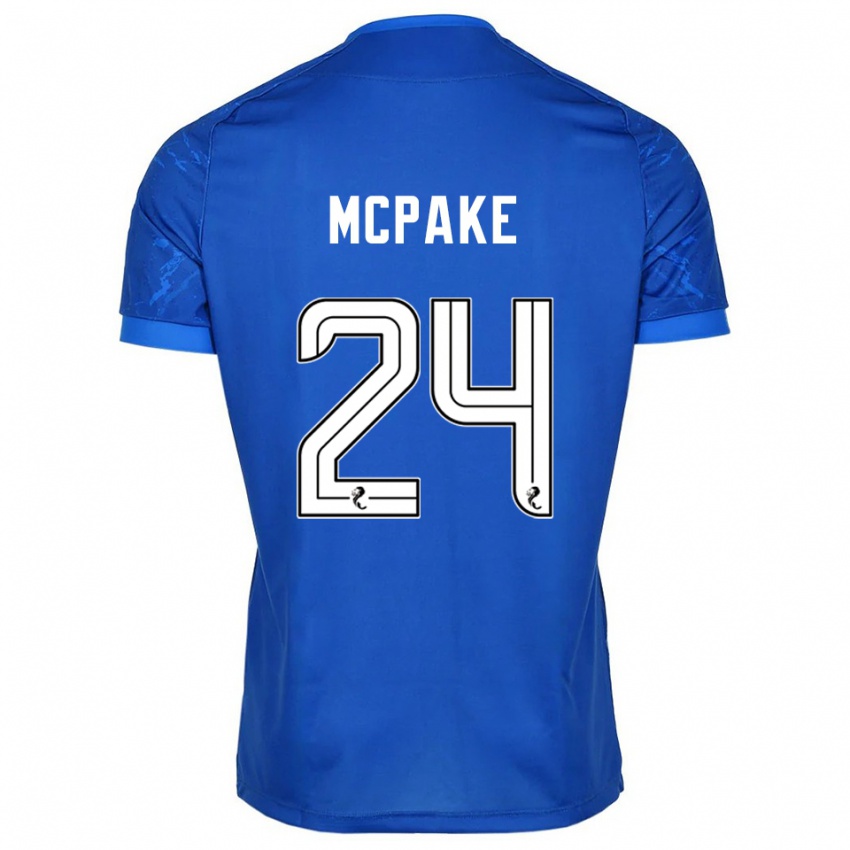 נשים ג'וש מקפייק #24 כחול לבן ג'רזי ביתית 2025/26 חולצה קצרה