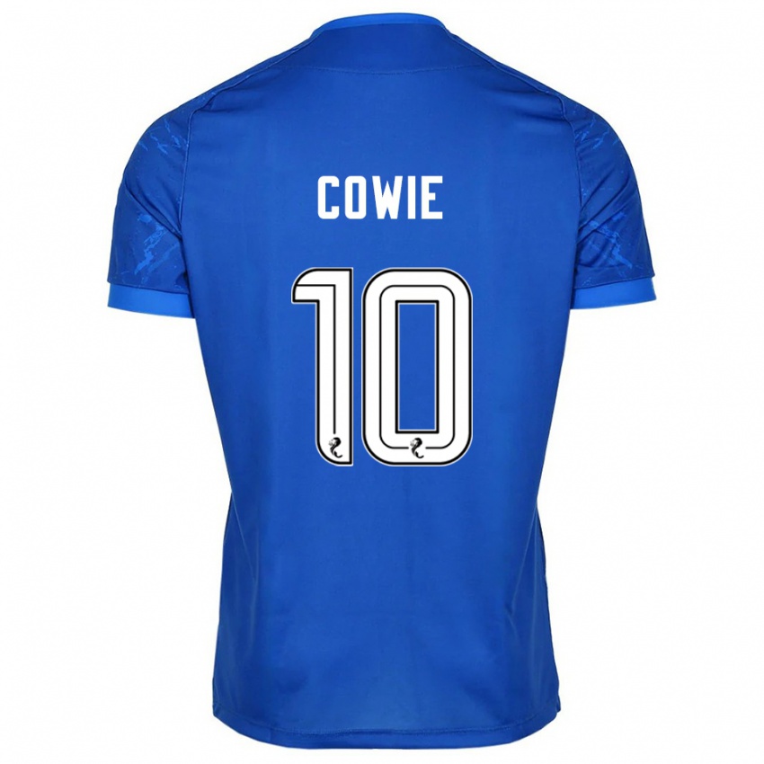 נשים Ellie-May Cowie #10 כחול לבן ג'רזי ביתית 2025/26 חולצה קצרה