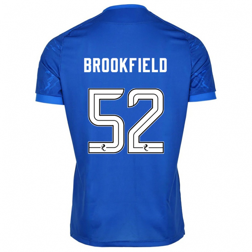 נשים Arran Brookfield #52 כחול לבן ג'רזי ביתית 2025/26 חולצה קצרה