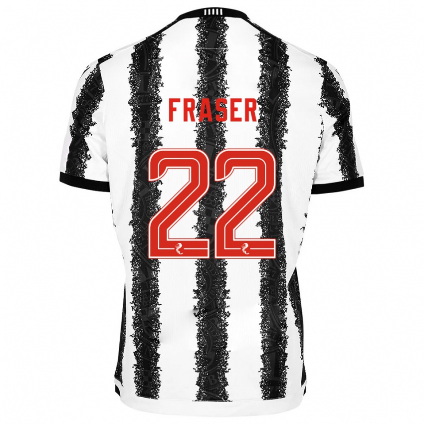 נשים מרקוס פרייזר #22 לבן שחור ג'רזי ביתית 2025/26 חולצה קצרה