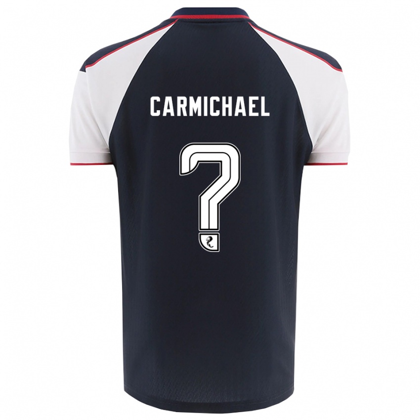 נשים Liam Carmichael #0 כחול נייבי לבן ג'רזי ביתית 2025/26 חולצה קצרה