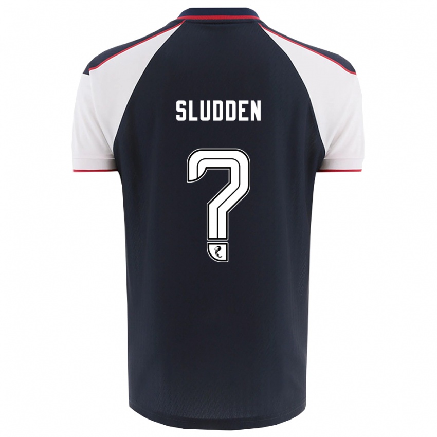 נשים Erin Sludden #0 כחול נייבי לבן ג'רזי ביתית 2025/26 חולצה קצרה