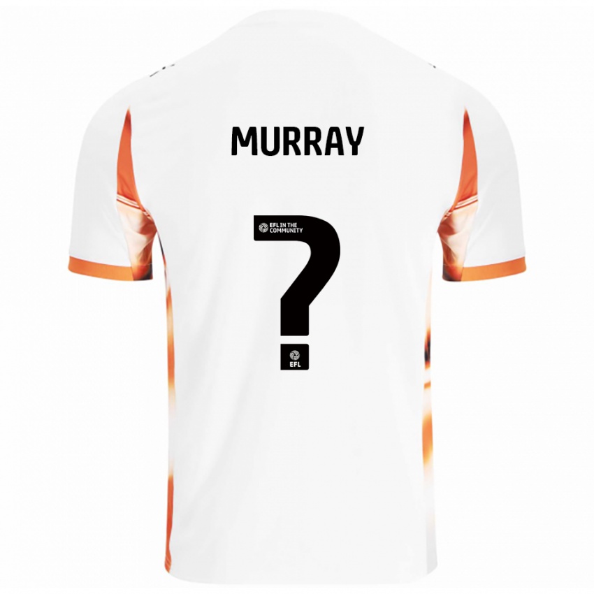 נשים Emily Murray #0 לבן כתום שחור הרחק ג'רזי 2025/26 חולצה קצרה