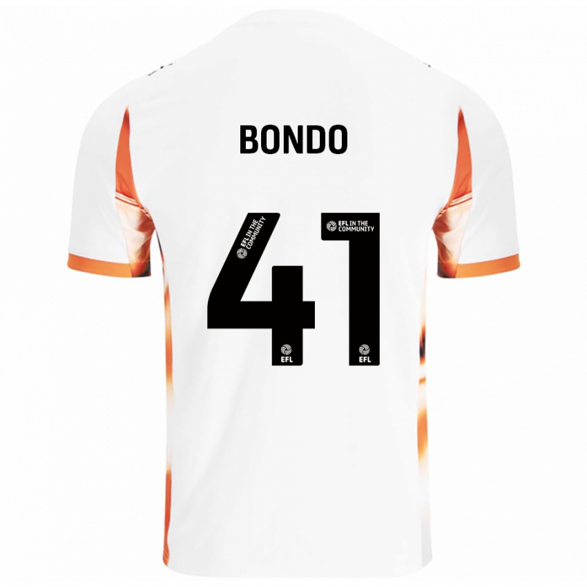 נשים Terry Bondo #41 לבן כתום שחור הרחק ג'רזי 2025/26 חולצה קצרה