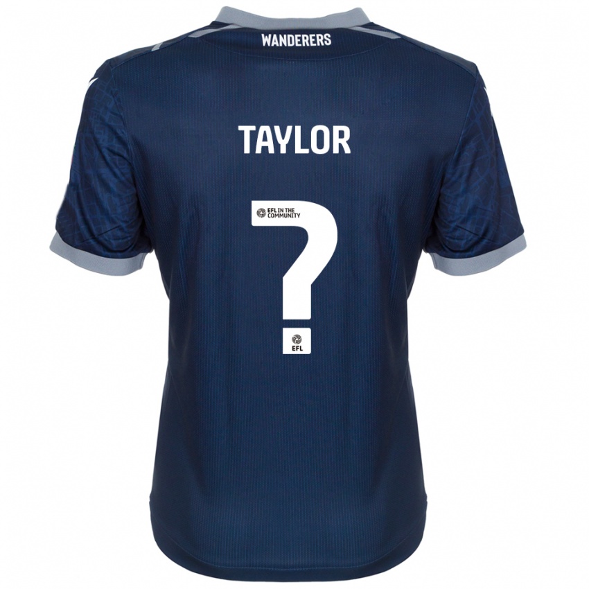 נשים Lacey Taylor #0 כחול נייבי אפור הרחק ג'רזי 2025/26 חולצה קצרה