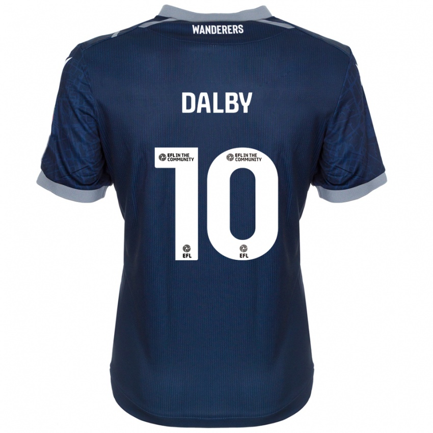 נשים סם דאלבי #10 כחול נייבי אפור הרחק ג'רזי 2025/26 חולצה קצרה