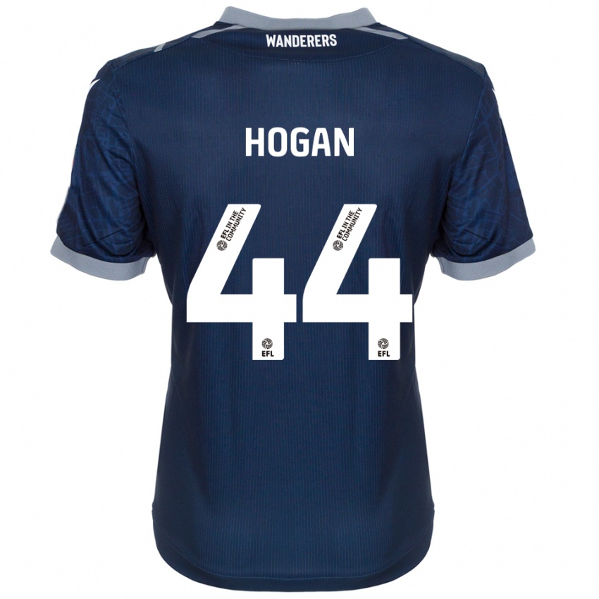 נשים Sean Hogan #44 כחול נייבי אפור הרחק ג'רזי 2025/26 חולצה קצרה