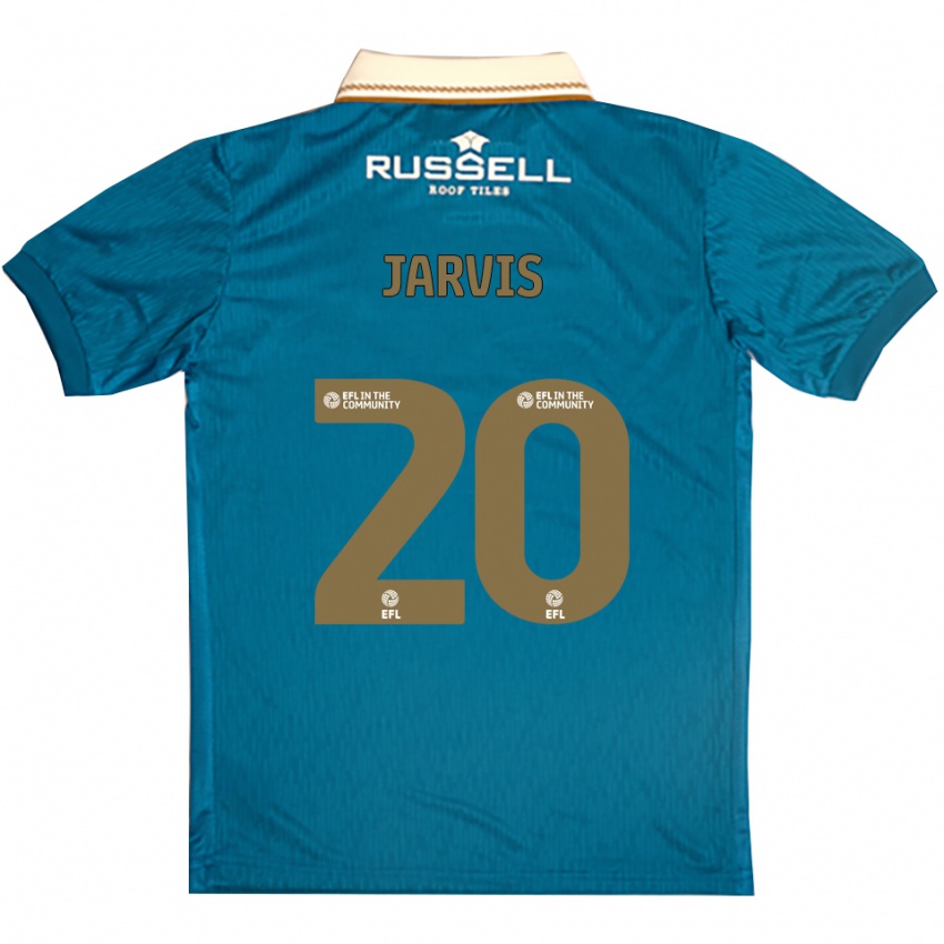 נשים Charlotte Jarvis #20 תכלת לבן הרחק ג'רזי 2025/26 חולצה קצרה