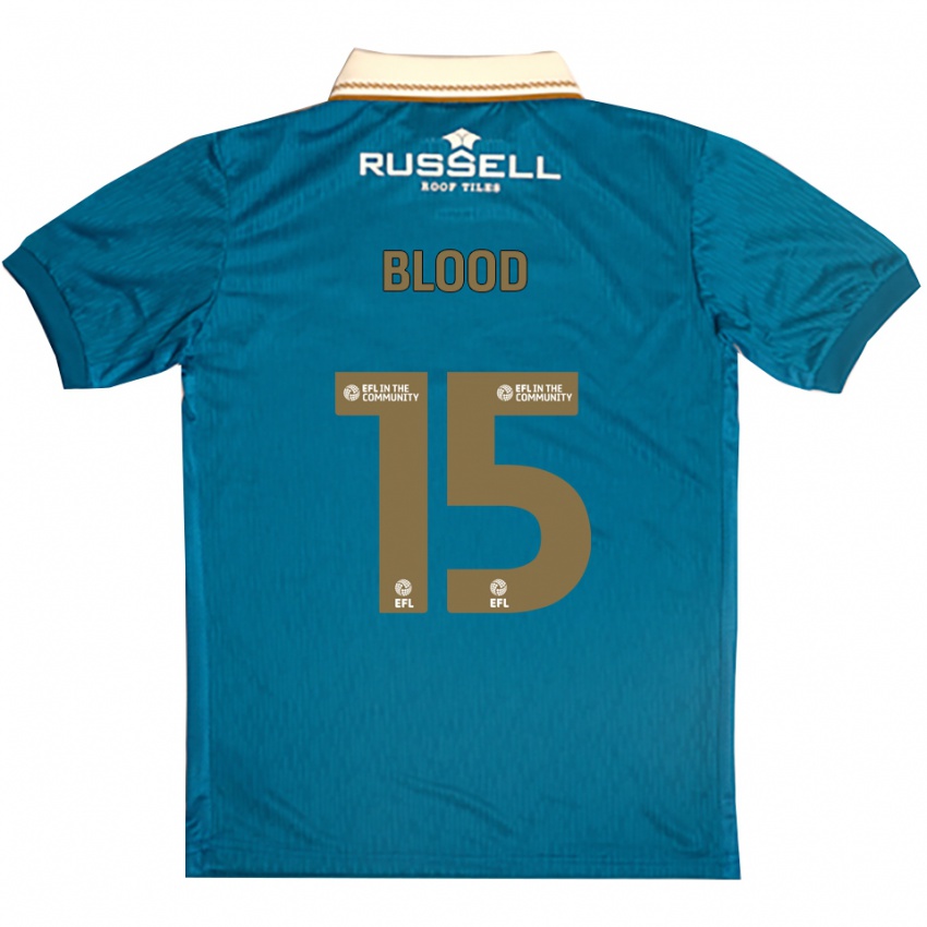 נשים Cassie Blood #15 תכלת לבן הרחק ג'רזי 2025/26 חולצה קצרה