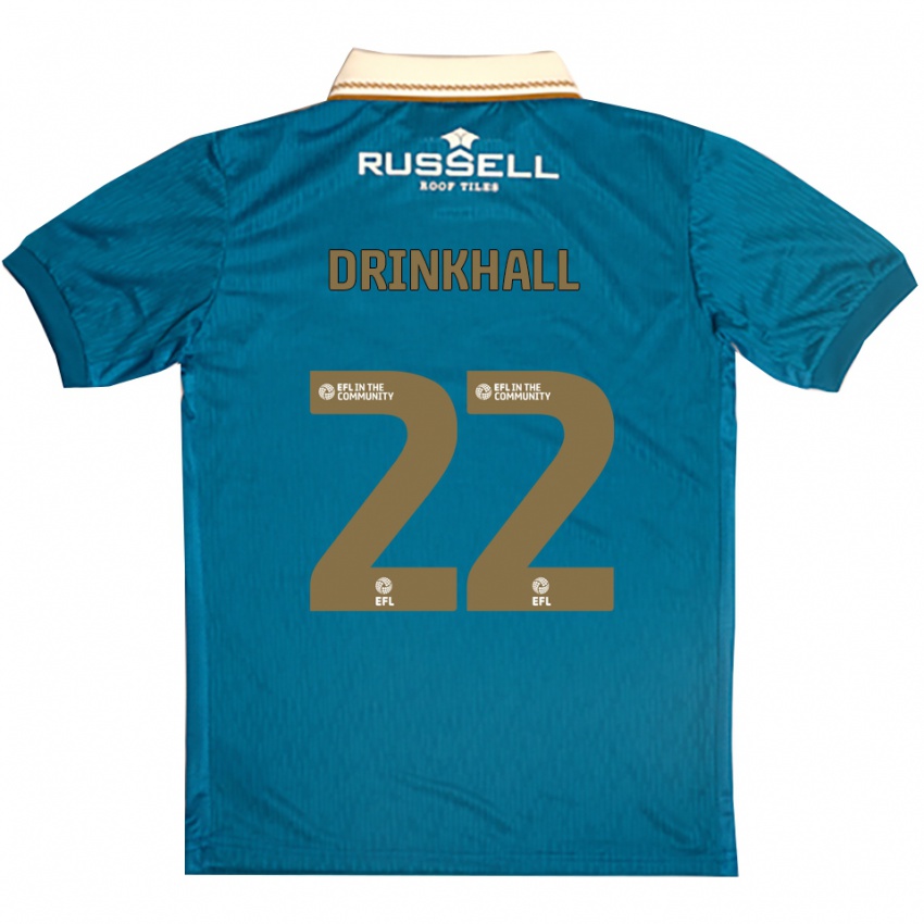 נשים Millie Drinkhall #22 תכלת לבן הרחק ג'רזי 2025/26 חולצה קצרה