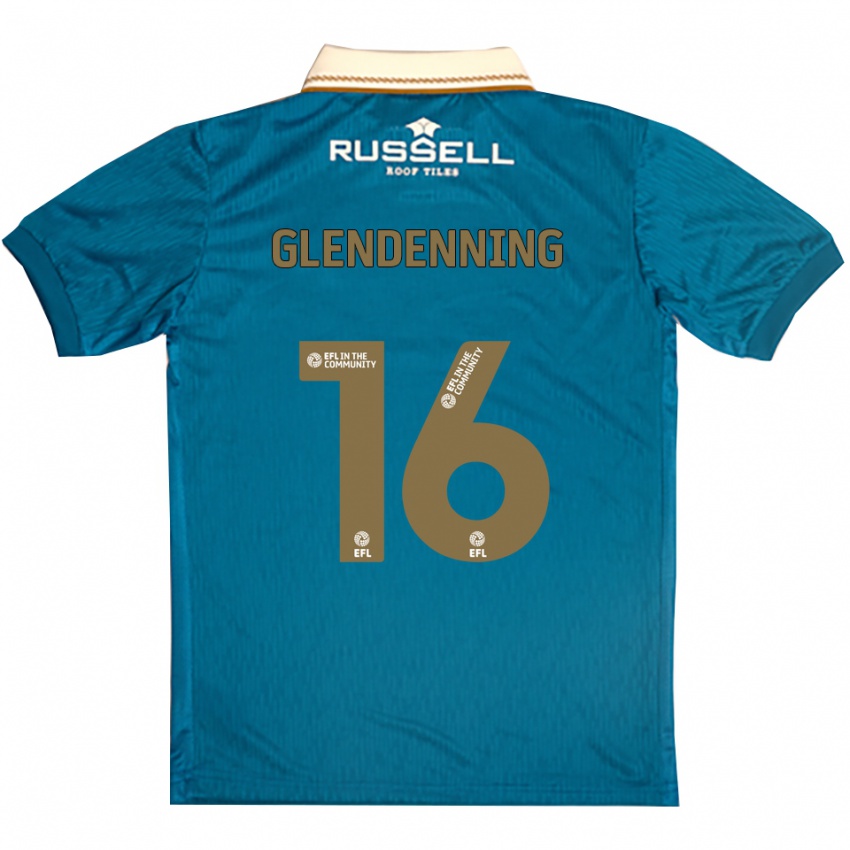 נשים Cloe Glendenning #16 תכלת לבן הרחק ג'רזי 2025/26 חולצה קצרה