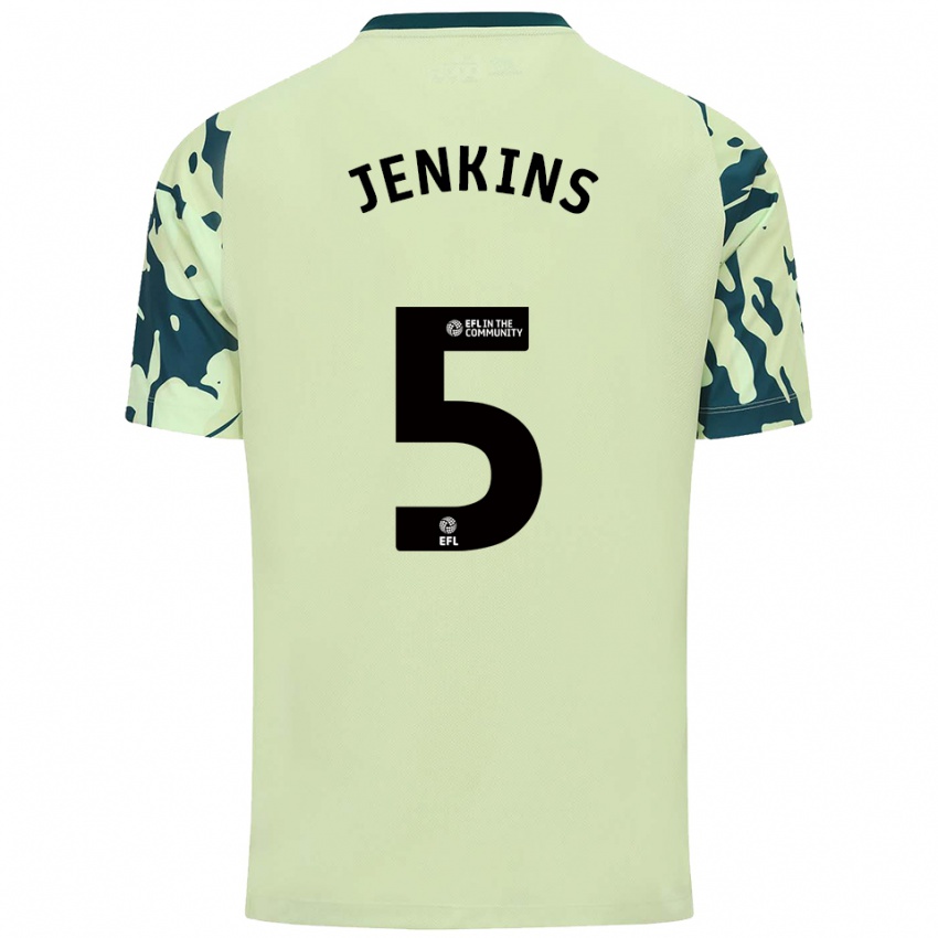 נשים נייבה ג'נקינס #5 ירוק כהה הרחק ג'רזי 2025/26 חולצה קצרה