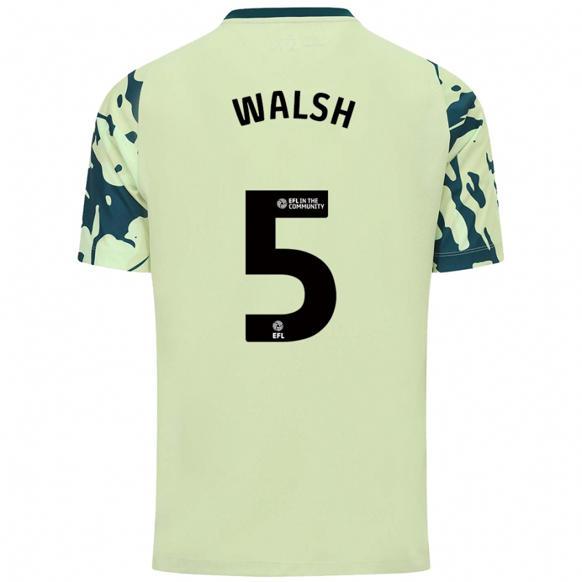 נשים סיוהן וולש #5 ירוק כהה הרחק ג'רזי 2025/26 חולצה קצרה