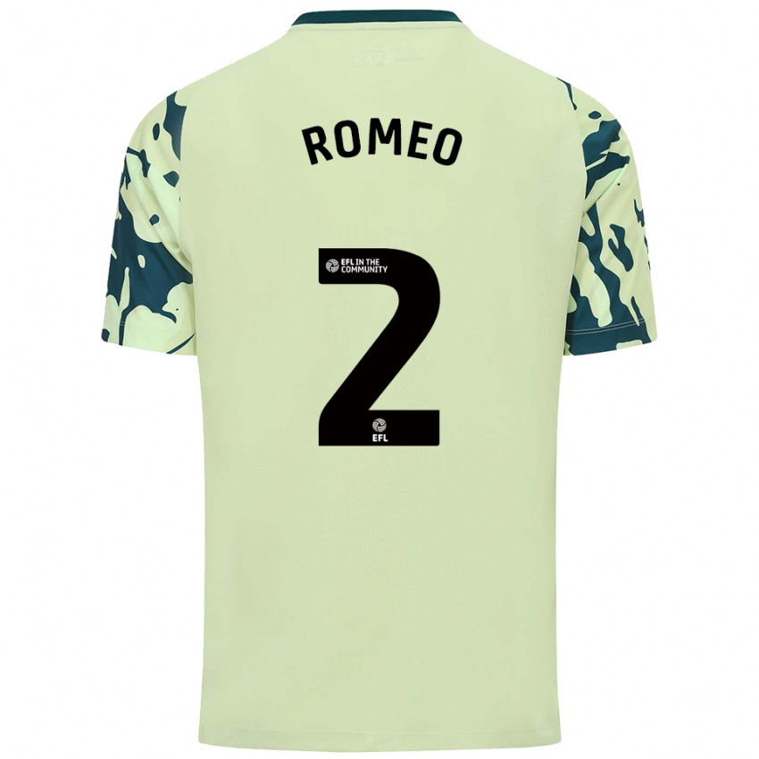 נשים מאהלון רומאו #2 ירוק כהה הרחק ג'רזי 2025/26 חולצה קצרה