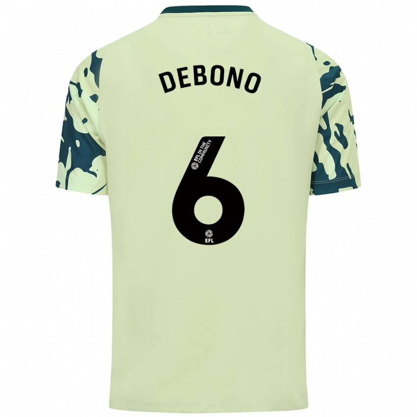 נשים אליאס דבונו #6 ירוק כהה הרחק ג'רזי 2025/26 חולצה קצרה