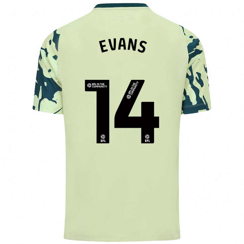 נשים Shannon Evans #14 ירוק כהה הרחק ג'רזי 2025/26 חולצה קצרה