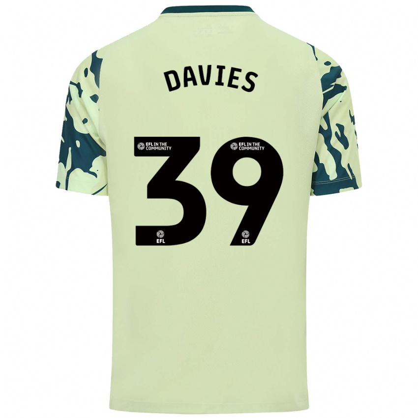 נשים איסק דייוויס #39 ירוק כהה הרחק ג'רזי 2025/26 חולצה קצרה