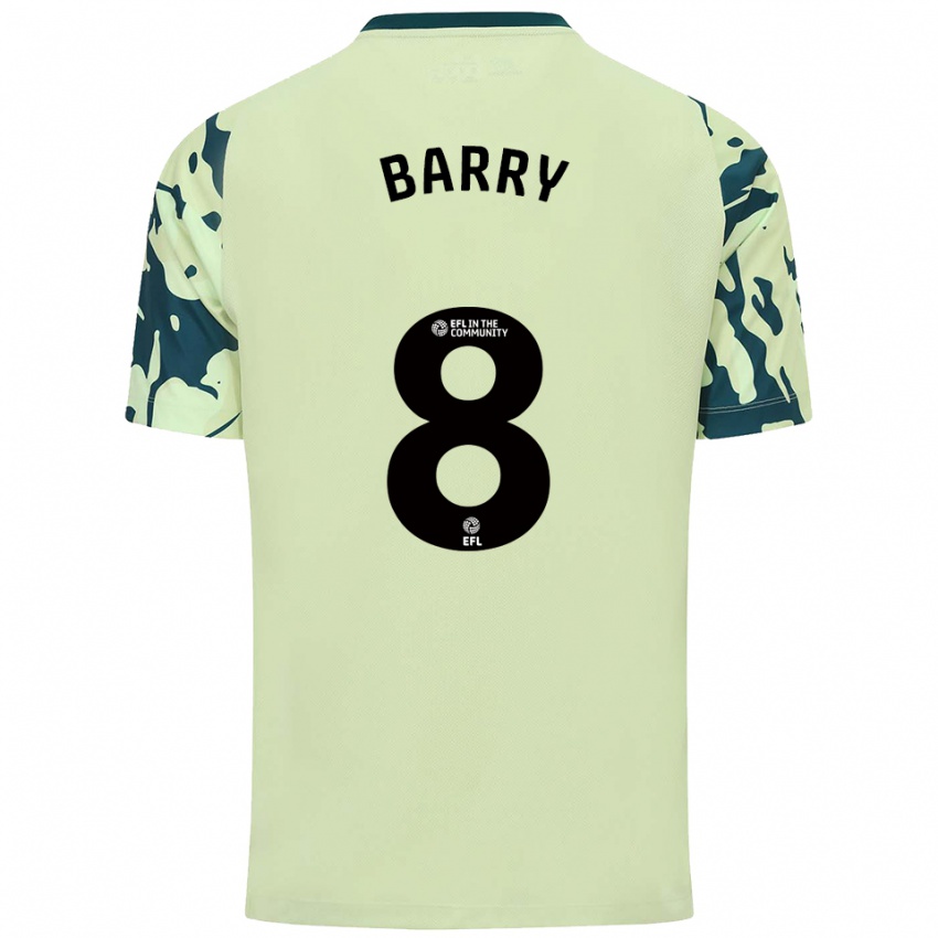 נשים Fiona Barry #8 ירוק כהה הרחק ג'רזי 2025/26 חולצה קצרה