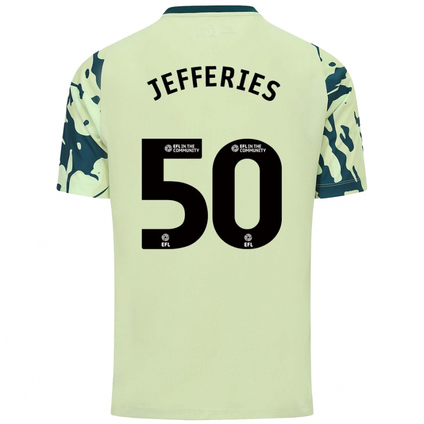 נשים איזק ג׳פריס #50 ירוק כהה הרחק ג'רזי 2025/26 חולצה קצרה