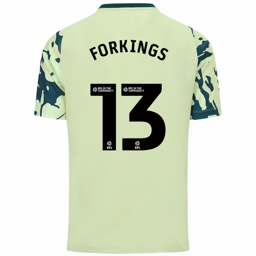 נשים אמיליה פורקינגס #13 ירוק כהה הרחק ג'רזי 2025/26 חולצה קצרה