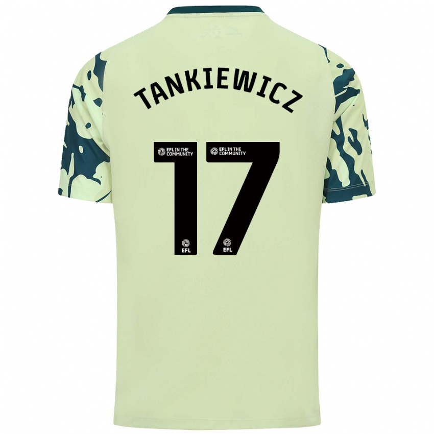 נשים רוב טנקייביץ' #17 ירוק כהה הרחק ג'רזי 2025/26 חולצה קצרה