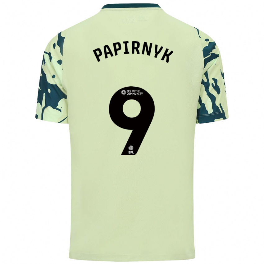 נשים ליאו כריסטופר פפירניק #9 ירוק כהה הרחק ג'רזי 2025/26 חולצה קצרה