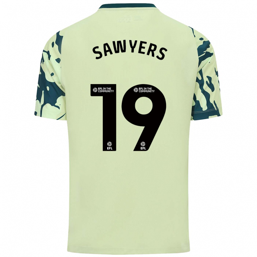 נשים רומיין סויירס #19 ירוק כהה הרחק ג'רזי 2025/26 חולצה קצרה