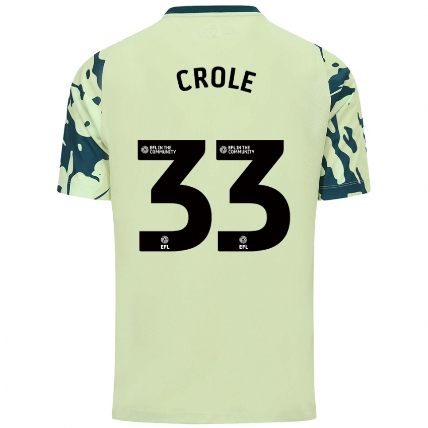 נשים ג'יימס קרול #33 ירוק כהה הרחק ג'רזי 2025/26 חולצה קצרה