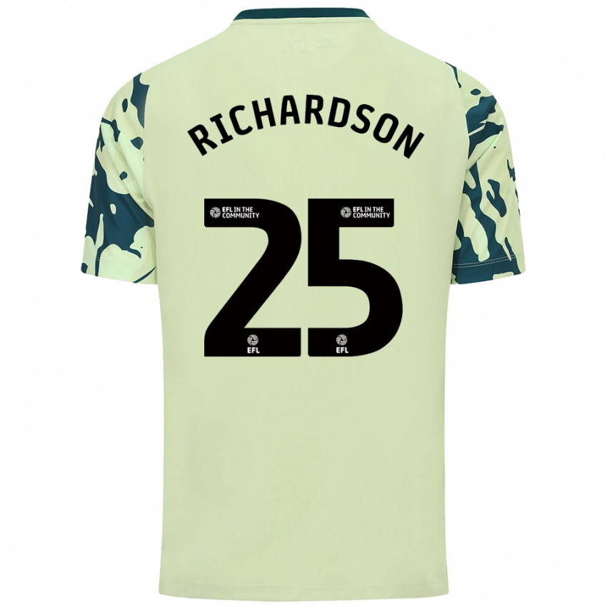 נשים טייה ריצ'רדסון #25 ירוק כהה הרחק ג'רזי 2025/26 חולצה קצרה