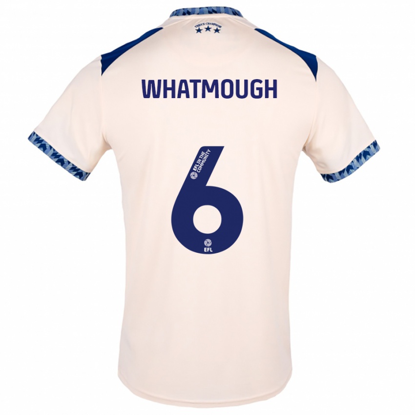 נשים ג'ק ווטמו #6 לבן שמנת כחול נייבי הרחק ג'רזי 2025/26 חולצה קצרה