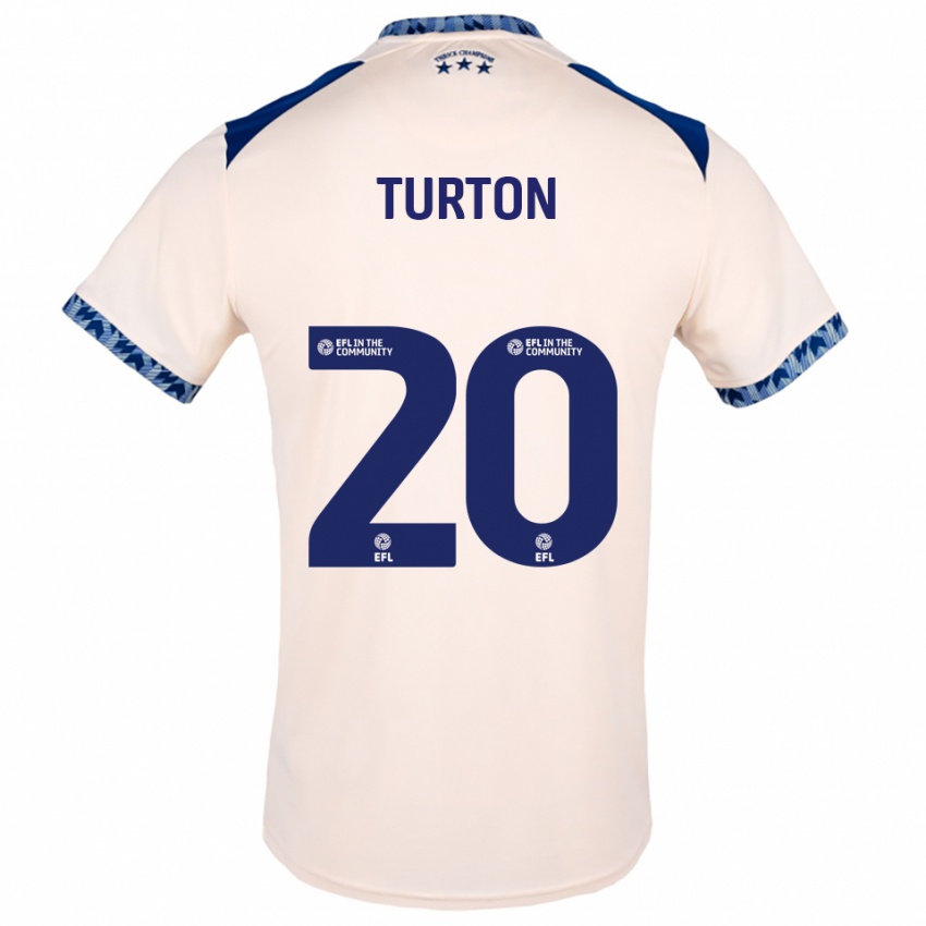 נשים אולי טורטון #20 לבן שמנת כחול נייבי הרחק ג'רזי 2025/26 חולצה קצרה