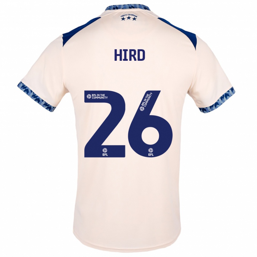 נשים Kayley Hird #26 לבן שמנת כחול נייבי הרחק ג'רזי 2025/26 חולצה קצרה