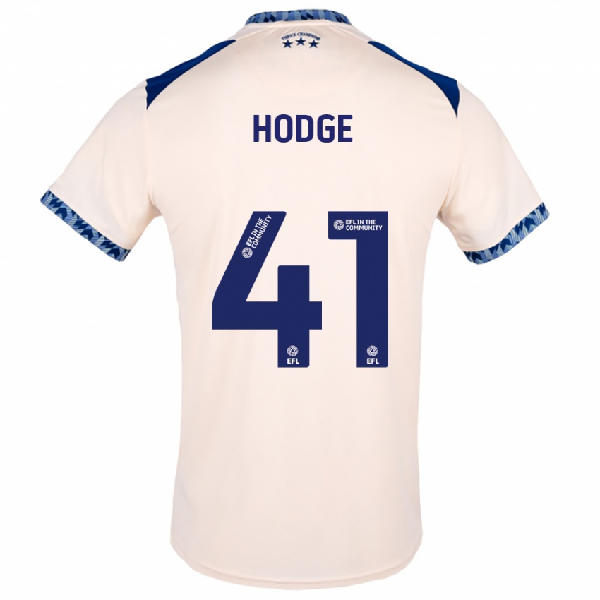 נשים Joe Hodge #41 לבן שמנת כחול נייבי הרחק ג'רזי 2025/26 חולצה קצרה
