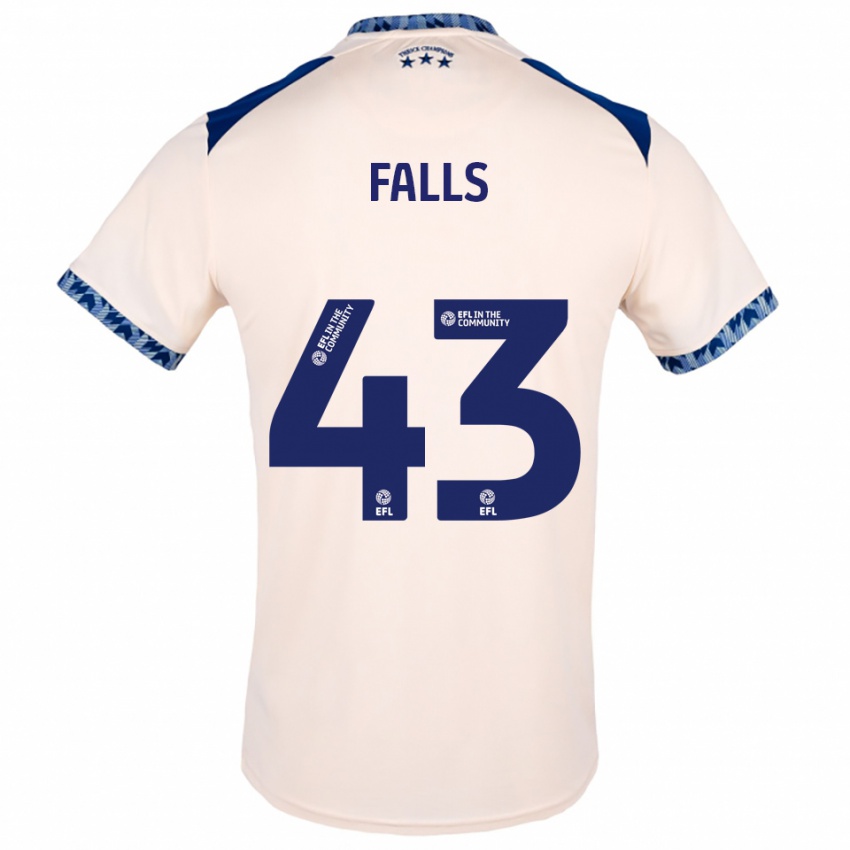 נשים קונור פולס #43 לבן שמנת כחול נייבי הרחק ג'רזי 2025/26 חולצה קצרה