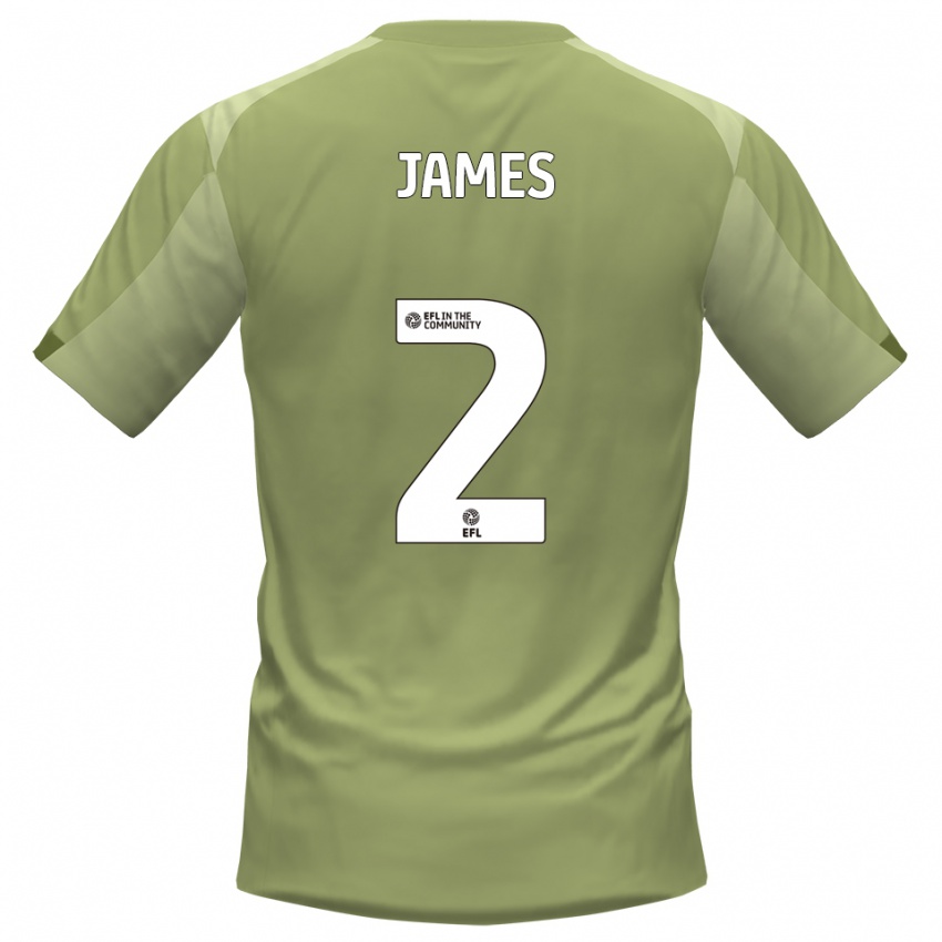 נשים Tom James #2 מרווה שמפניה הרחק ג'רזי 2025/26 חולצה קצרה