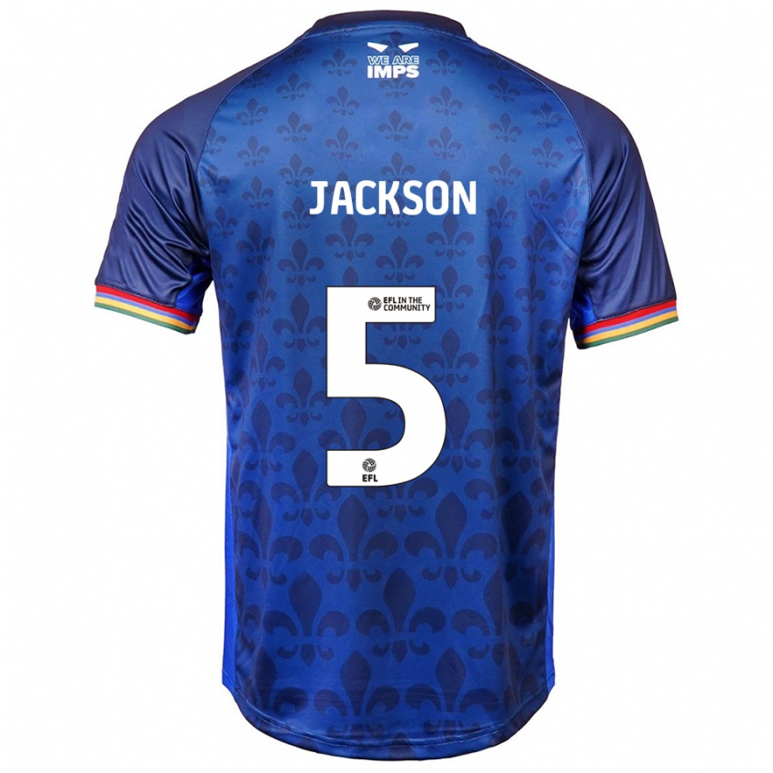 נשים אדם ג'קסון #5 כחול נייבי הרחק ג'רזי 2025/26 חולצה קצרה