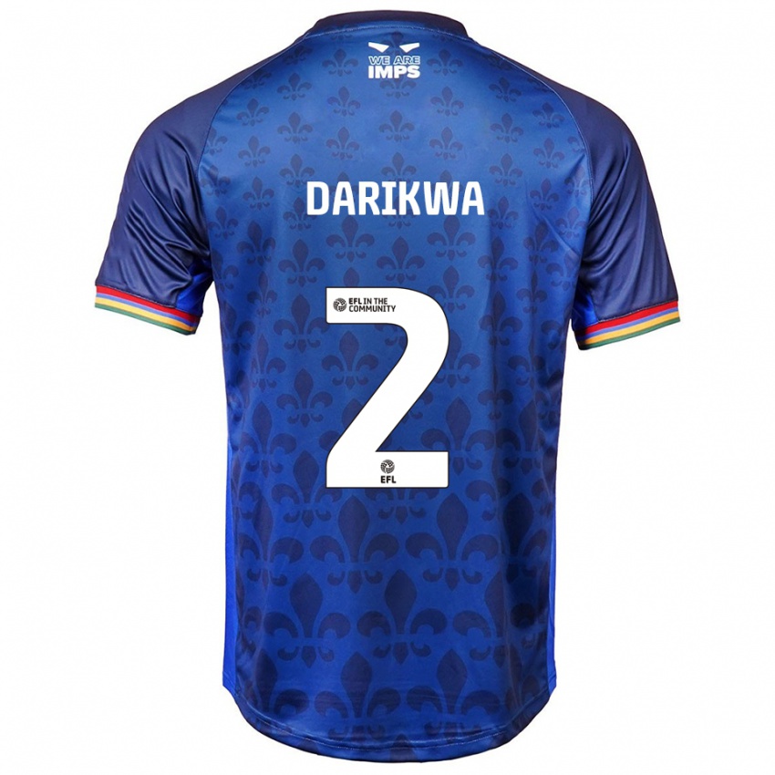 נשים טנדאיי דאריקווה #2 כחול נייבי הרחק ג'רזי 2025/26 חולצה קצרה