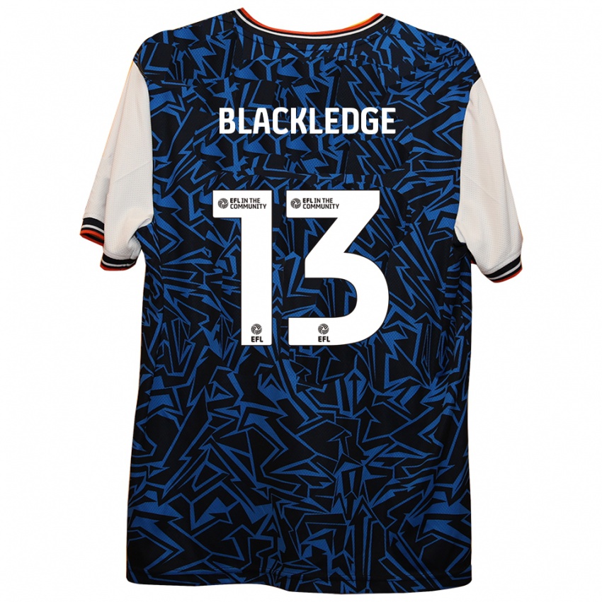 נשים Henry Blackledge #13 כחול שחור לבן הרחק ג'רזי 2025/26 חולצה קצרה