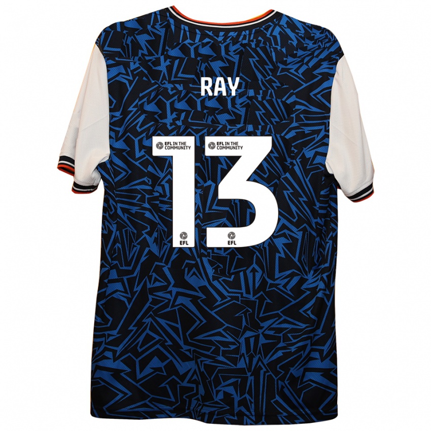 נשים Celine Ray #13 כחול שחור לבן הרחק ג'רזי 2025/26 חולצה קצרה