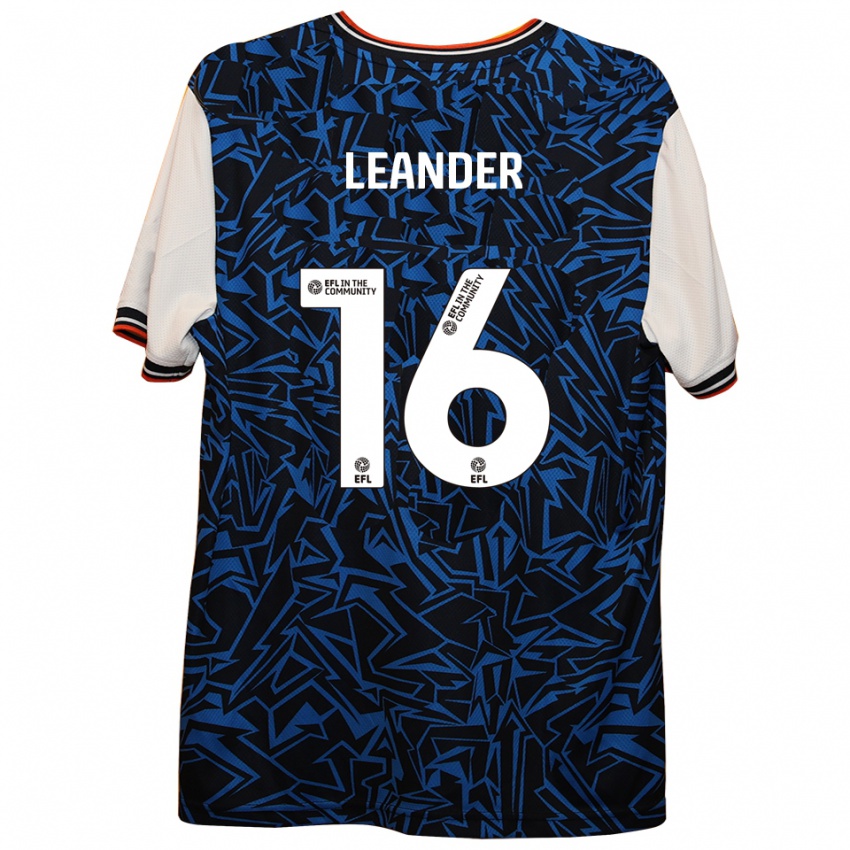 נשים Tsaianne Leander #16 כחול שחור לבן הרחק ג'רזי 2025/26 חולצה קצרה