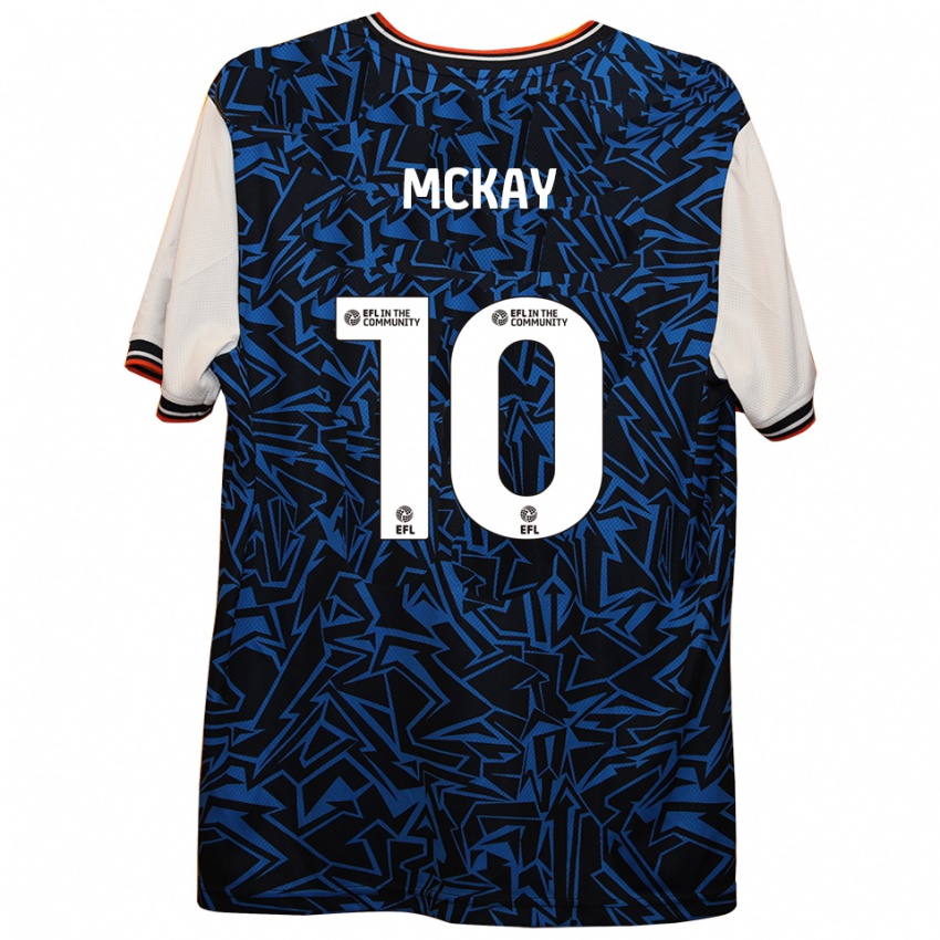 נשים Jessica Mckay #10 כחול שחור לבן הרחק ג'רזי 2025/26 חולצה קצרה