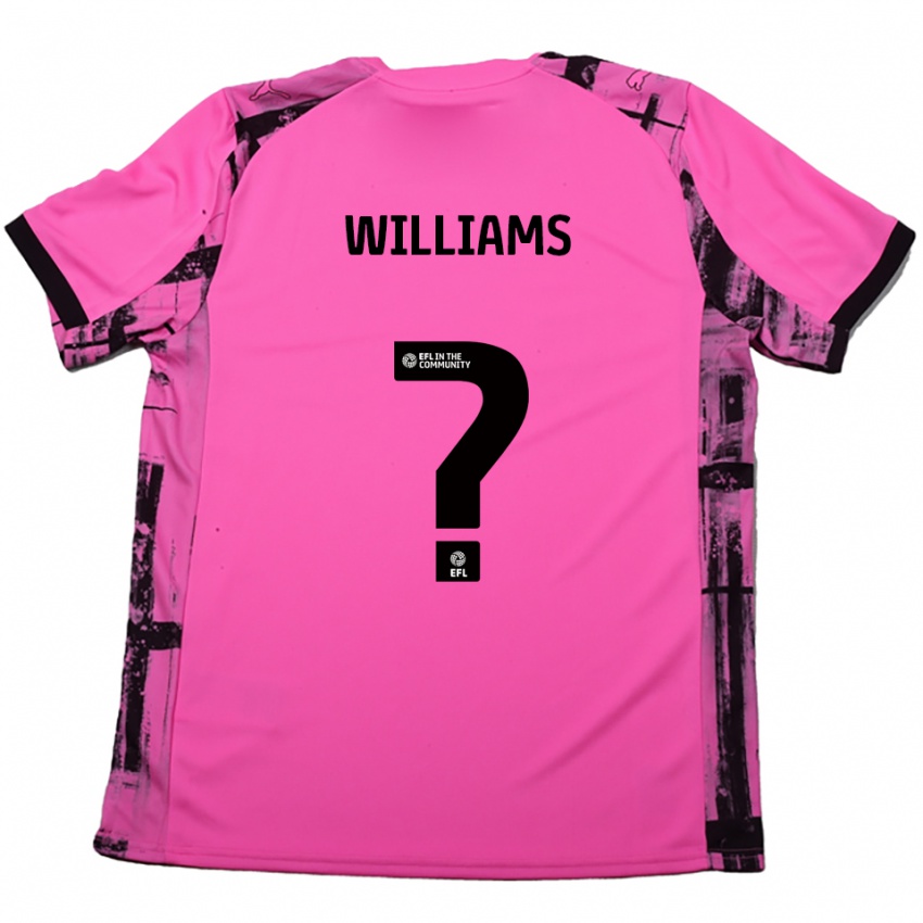 נשים Gracie Williams #0 אדום ורד שחור הרחק ג'רזי 2025/26 חולצה קצרה