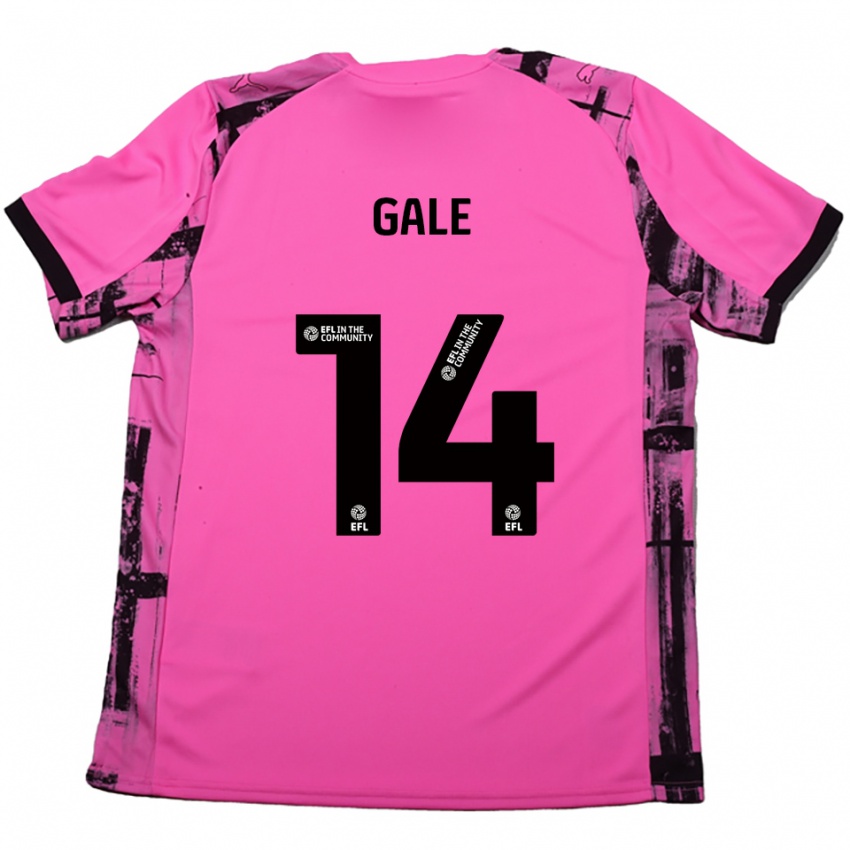 נשים Georgia Gale #14 אדום ורד שחור הרחק ג'רזי 2025/26 חולצה קצרה