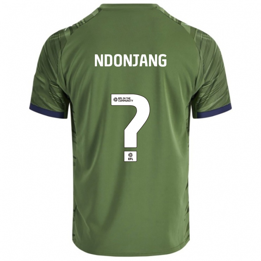 נשים Alan Ndonjang #0 ירוק לבן הרחק ג'רזי 2025/26 חולצה קצרה