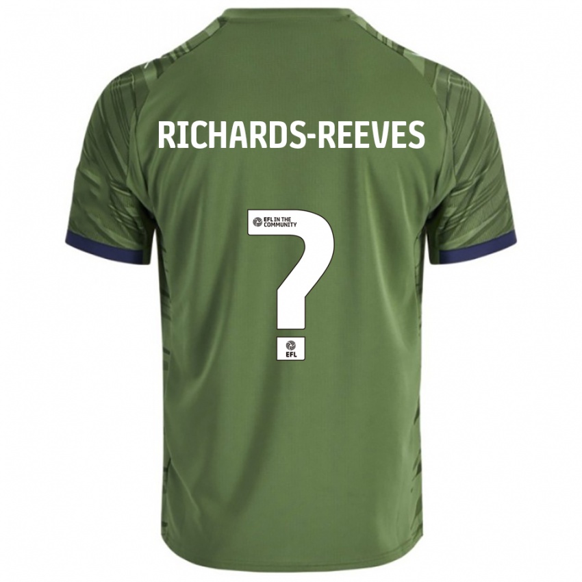 נשים Phoebe Richards-Reeves #0 ירוק לבן הרחק ג'רזי 2025/26 חולצה קצרה