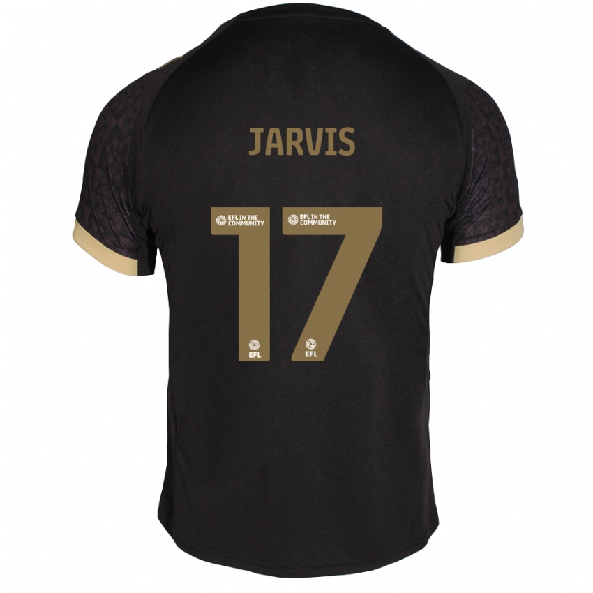 נשים לולו ג'רוויס #17 שחור זהב הרחק ג'רזי 2025/26 חולצה קצרה