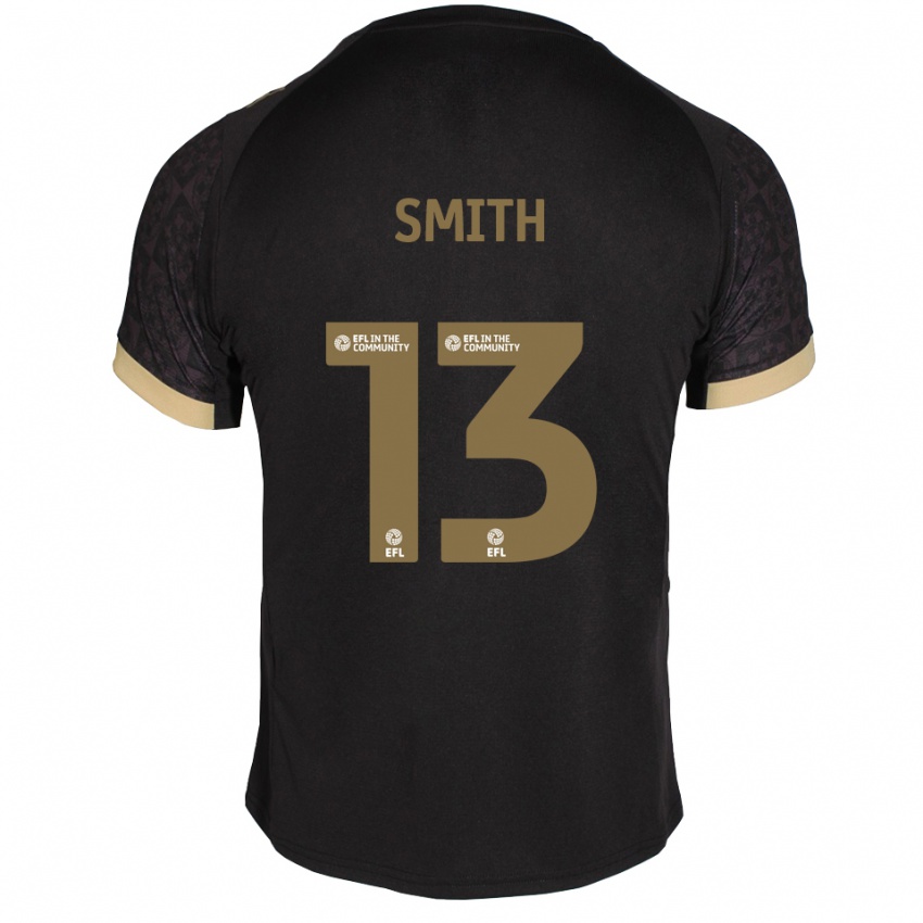 נשים גרייס סמית' #13 שחור זהב הרחק ג'רזי 2025/26 חולצה קצרה