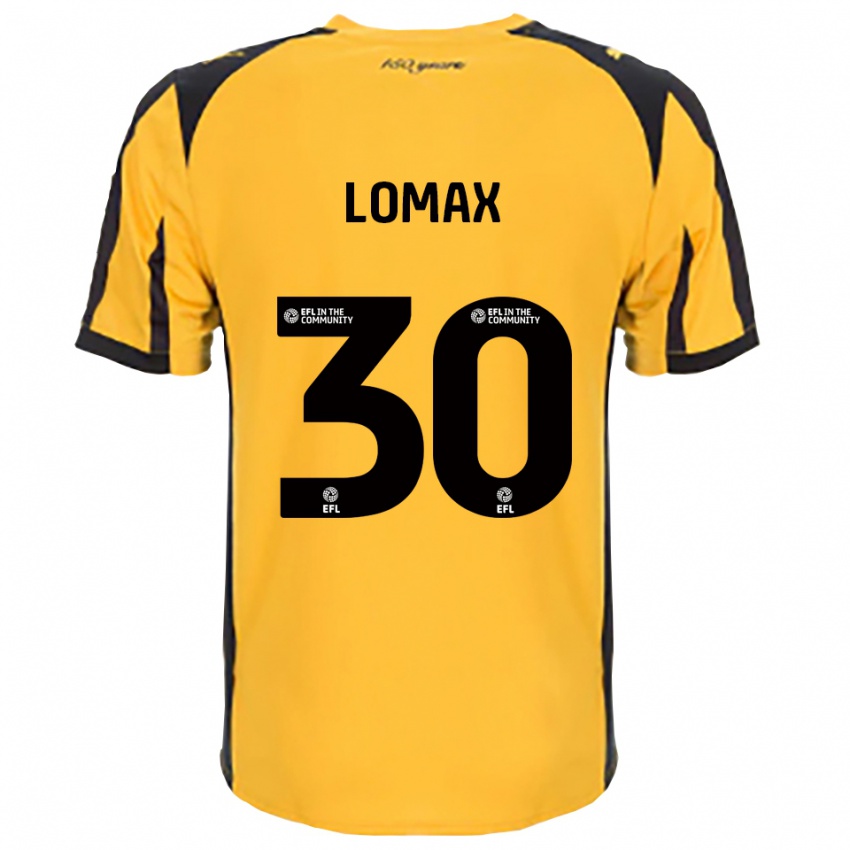 נשים בן לומקס #30 כתום שחור הרחק ג'רזי 2025/26 חולצה קצרה