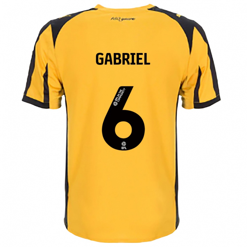 נשים ג'ורדן לורנס-גבריאל #6 כתום שחור הרחק ג'רזי 2025/26 חולצה קצרה