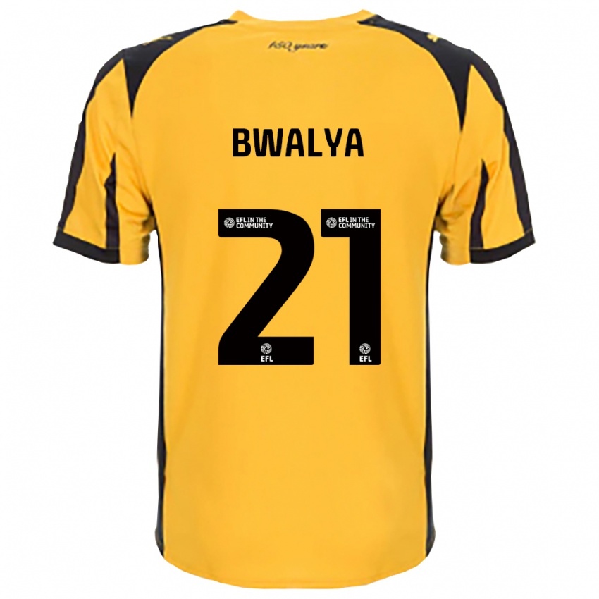 נשים Sophie Bwalya #21 כתום שחור הרחק ג'רזי 2025/26 חולצה קצרה